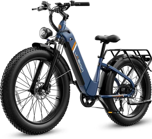 Vista 11 de Jasion Thunder/PRO/ST Electric Bike,2000W/1800W Peak Ebikes for Adults,26''Fat Tire Best Ebike for Men,90/80 Miles with 1040Wh/864Wh