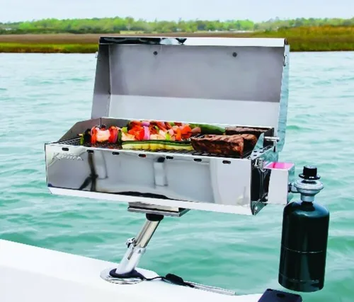 Vista 2 de Kuuma Stow and Go 160 Asador a gas propano.
