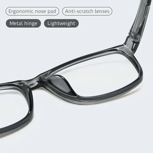Vista 4 de Anti Blue Light Glasses Men, Mens Blue Light Glasses With UV400 Protection, Fake Glasses For Computer Eye Strain