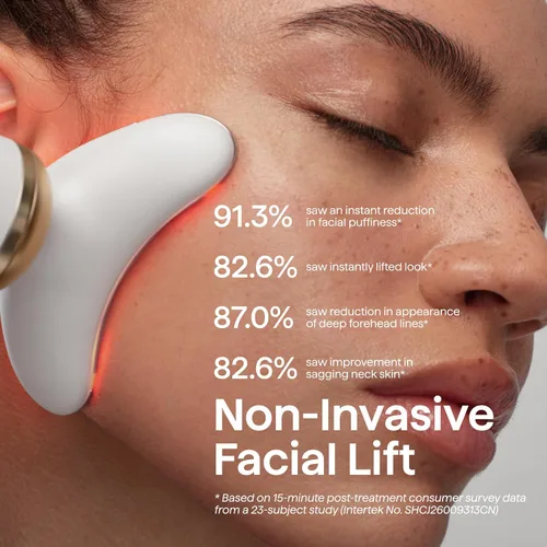 Vista 3 de Wavytalk Esculpir el dispositivo facial de la microcorriente del tiempo Oro champán