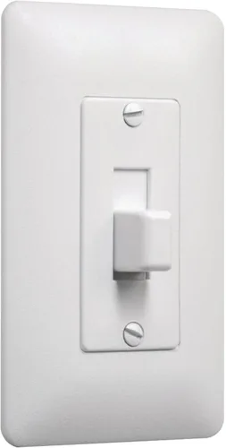 Vista 14 de TayMac 4000W Placa de pared para interruptor de palanca única, pintada, blanca, 1 banda