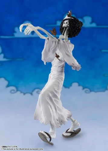 Vista 3 de TAMASHII NATIONS - Una pieza - Brook (Honekichi), Bandai Spirits FiguartsZERO Estatua coleccionable