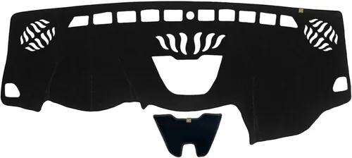 Vista 17 de Cubierta de Salpicadero Alfombrilla de Tablero Compatible con Je-ep Wrangler JK 2017-2011 (para Código de Cuerpo JK), Alfombrilla Antirreflejos