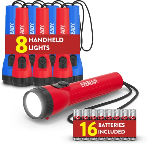 Vista 10 de Eveready Linterna LED (paquete de 8) Linternas brillantes y confiables para uso general, excelentes para acampar, automóvil, linterna de mano