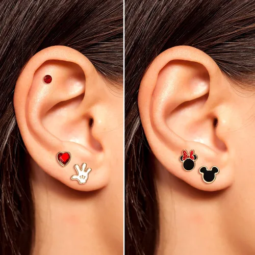 Vista 2 de Disney Mickey and Minnie Mouse Fashion Stud Earring Set - 345 Pairs Per Set