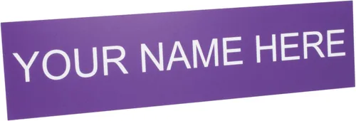 Vista 21 de ExcelMark Placa de nombre personalizada para puerta, oficina, pared, personalizada con tu texto, 2 x 8 pulgadas (1 línea, negro)