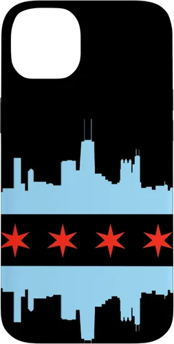 Vista 15 de Chicago Flag Skyline City of Chicago Pride Case for iPhone 17