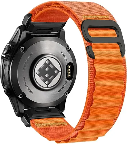 Vista 21 de Correa de reloj de nylon de ajuste rápido de 22 mm para Garmin Fenix 8/E/7/7 Pro/6/6 Pro/5/5 Plus(47mm), Epix Pro Gen 2 47mm, Forerunner