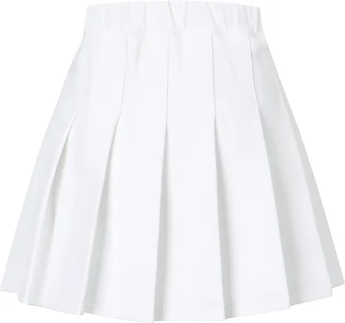 Vista 2 de SANGTREE Minifalda plisada para mujer con cómoda falda casual elástica para patinadora, US XS - US 4XL