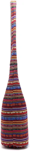 Vista 2 de KARRESLY - Bolso bandolera de algodón bohemio, estilo hippie, hecho a mano