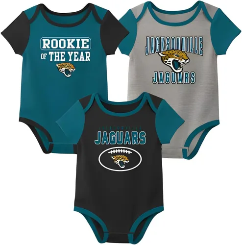 Vista 6 de Outerstuff NFL - Conjunto de 3 piezas para recién nacidos, novato, mameluco