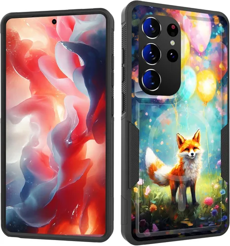 Vista 191 de Funda magnética para Galaxy A16 5G, [compatible con MagSafe] [protección contra caídas de grado militar] Funda resistente a prueba de golpes
