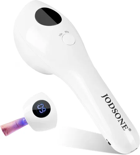 Vista 8 de JODSONE Mini lámpara de uñas LED UV recargable – Secador de uñas portátil de mano para esmalte de gel, secador de uñas USB para secado rápido, salón