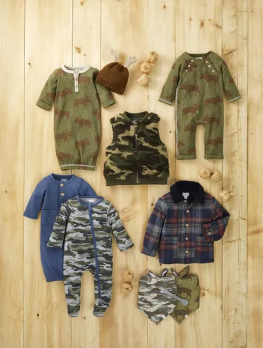 Vista 3 de Mud Pie Bebé Camo Shirling Chaleco