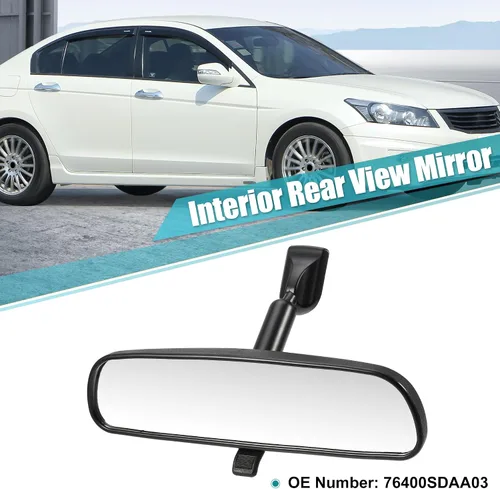 Vista 2 de uxcell Espejo retrovisor interior del coche negro No.76400SDAA03 para Honda Accord 2003-2012 para Honda Civic
