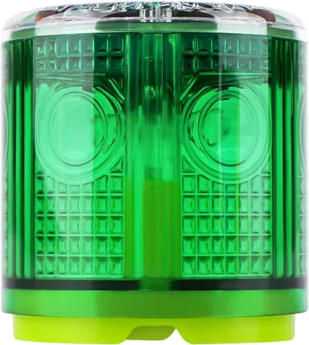 Vista 8 de Aolyty Luz de Advertencia Estroboscópica Solar, Base Magnética Fuerte, Intermitente, Superbrillante, 360 Grados, Encendida Automáticamente Rojo