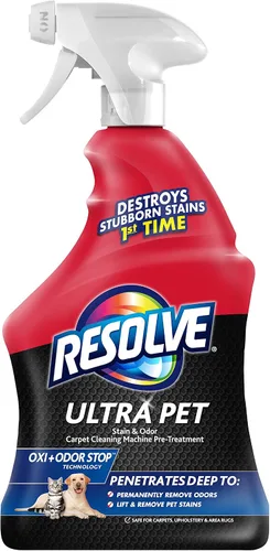 Vista 6 de Resolve Spray limpiador de alfombras Ultra Pet – para eliminar manchas y olores de mascotas, 32 onzas