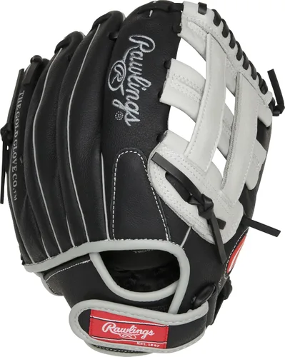 Vista 4 de Rawlings Guante de béisbol y sóftbol Sure Catch Modelos de T-Ball, para jóvenes y adultos recreativos Múltiples tallas y estilos