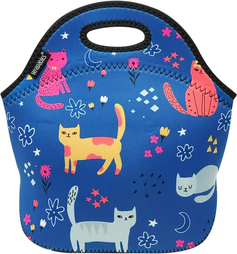 Vista 18 de Wrapables® Bolsa de almuerzo de neopreno aislada, plátanos