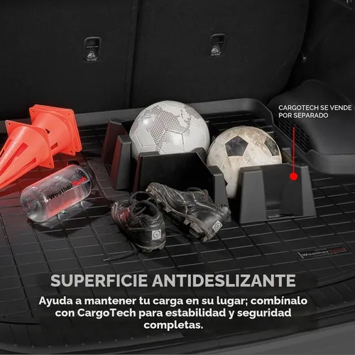 Vista 6 de WeatherTech Forro de maletero de carga para Honda Odyssey, detrás de la segunda fila (40278), negro
