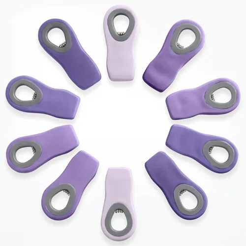 Vista 42 de COOK WITH COLOR Clips para bolsas de chips con imán para almacenamiento de alimentos con agarre hermético para bolsas de pan, bolsas de aperitivos