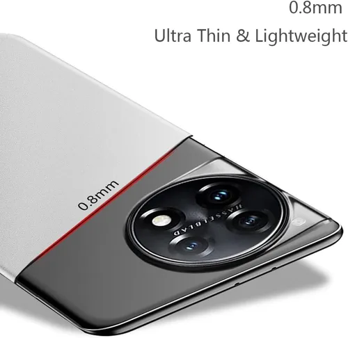 Vista 3 de Bastmei Funda para Oneplus 11 5G (2023), extremadamente ligera, ultra ligera, súper delgada, protección de cámara, carcasa de PC dura para Oneplus