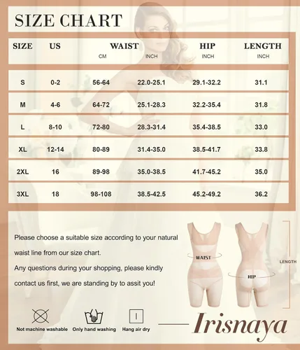 Vista 6 de Irisnaya Faja Faja Shapewear Body con control de abdomen, sin costuras, moldeador de cuerpo de alta cintura, levantador de glúteos, pantalones