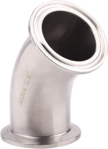 Vista 12 de DERNORD Codo de 45 grados Tubo de 1 pulgada OD Acero inoxidable 304 Montaje de tubería Se adapta a Tri Clamp 1.5 pulgadas