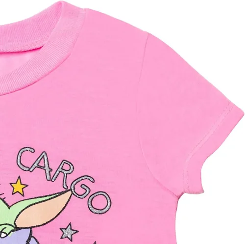 Vista 7 de STAR WARS The Child - Conjunto de 3 piezas con camiseta gráfica y coletero para niñas pequeñas