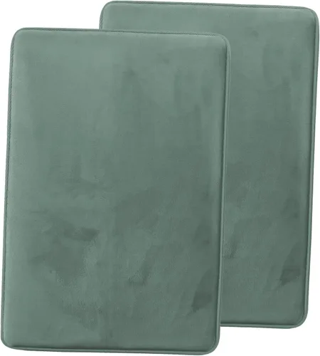 Vista 73 de Clara Clark Alfombra de Baño 24" x 17" - Alfombras de Baño, Tapete de Baño de Espuma Viscoelástica, Afelpado, Acogedor, Ultra Suave, Antideslizante