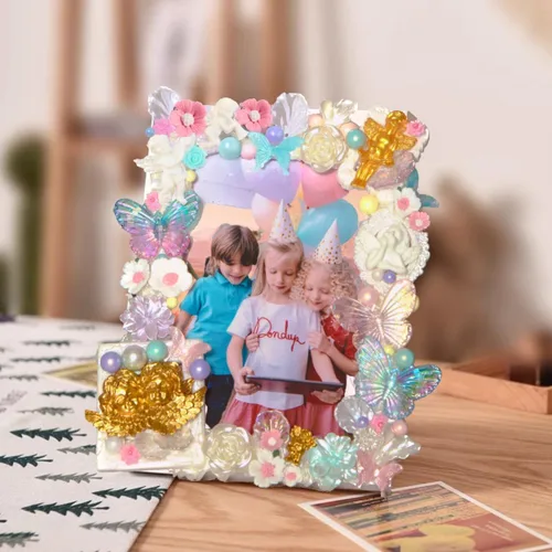 Vista 2 de DOUXFUN Kit de manualidades de marcos de fotos para manualidades, para niñas de 6 a 8, 8 a 12 años, 10 a 12 años, regalos de cumpleaños para niñas