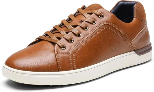 Vista 13 de Bruno Marc - Zapatillas de patinaje para hombre, estilo casual Blanco
