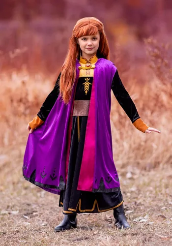 Vista 4 de Disfraz de Anna Deluxe Frozen 2 Talla 1012 para niñas