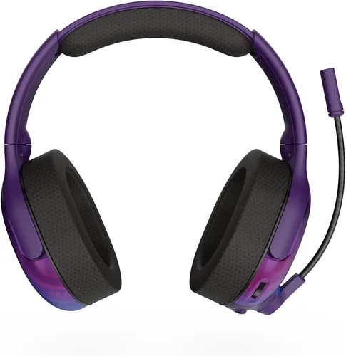 Vista 11 de PDP AIRLITE Pro Wireless Headset with Mic for Xbox Series XS, Xbox One, Windows 1011 - Purple Fade (Only at Tienda)