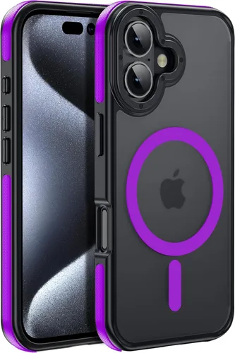 Vista 145 de Funda magnética para iPhone Air con protector de lente de cámara, protección grado militar de 10 pies, compatible con funda MagSafe Slim para iPhone