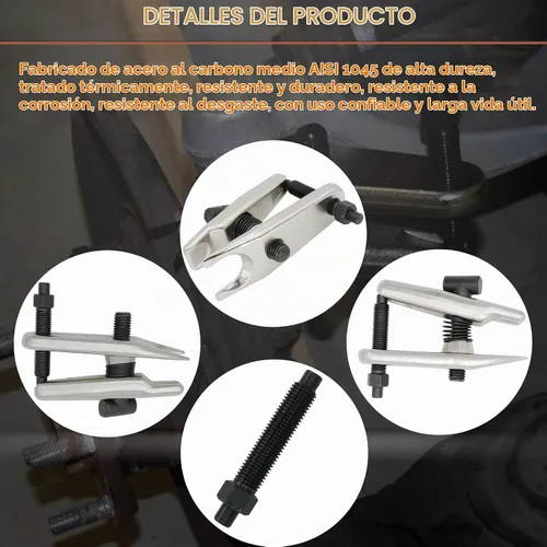 Vista 6 de ReluxGo herramienta separadora de rótula de 32mm herramienta de extracción de rótula para separar brazos de rótula y varillas de acoplamiento