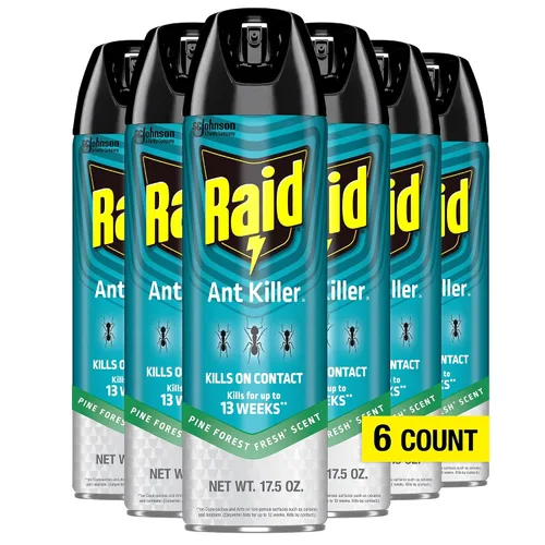 Vista 13 de Raid Ant Killer Spray Kills on Contact Pine Forest Fresh Scent Defense System 17.5 onzas (paquete de 2)