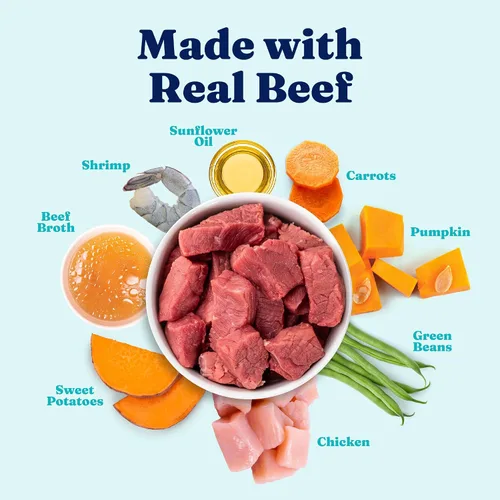 Vista 3 de Solid Gold Complemento de Comida Húmeda para Perros y Copitas de Comida - Con Carne de Res y Batata para Soporte de Cadera y Articulaciones