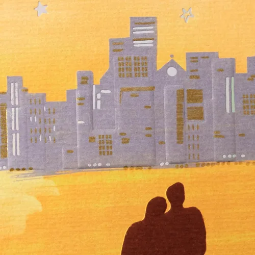 Vista 4 de Hallmark Tarjeta de aniversario para marido o novio (Hombre que amo)
