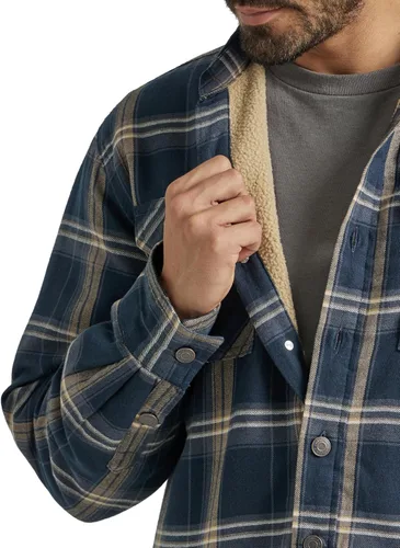 Vista 3 de Wrangler Authentics Men's Long Sleeve Sherpa Lined Shirt Jacket