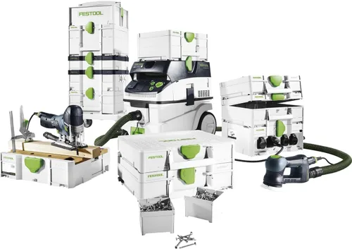 Vista 4 de Festool 204856 Systainer Organizador Cajas Surtidas de 5 Tamaños Transparentes Tapa Systainer Compatible 20.000 x 11.654 x 3.504 in
