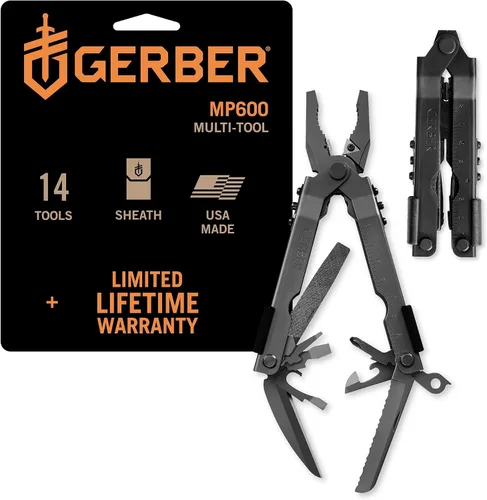Vista 8 de Gerber Gear MP600 Multiherramienta Multi-Alicate – Fabricado en Estados Unidos – Pro Scout, 13 herramientas
