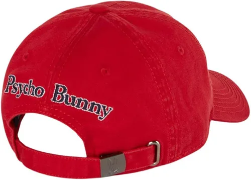 Vista 2 de Psycho Bunny Gorra de ajuste relajado ajustable para hombre