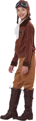 Vista 2 de Disfraz infantil de Amelia Earhart/Aviator