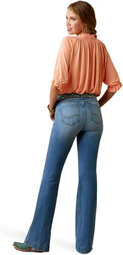 Vista 2 de ARIAT Pantalón delgado Noelle de pierna ancha para mujer