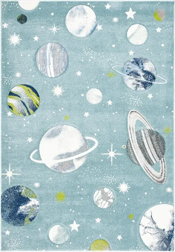 Vista 17 de SAFAVIEH Carousel Kids Collection - Alfombra decorativa de 2 x 3 pies, color gris y lavanda, no desprende pelusa y de fácil cuidado, ideal