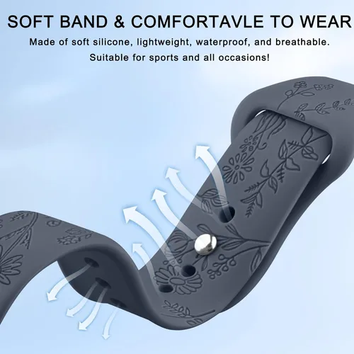 Vista 3 de Meliya Veryfit - Correas de reloj inteligente, correas de reloj de 22mm para IDW13 IDW16 IDW19 IDW26 IDW28 Smartwatch, correa de repuesto deportiva