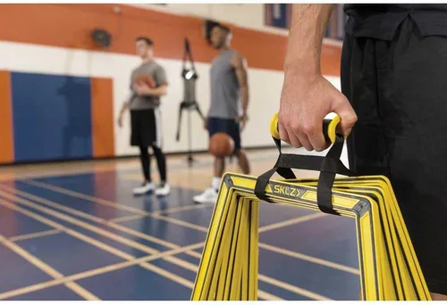 Vista 5 de SKLZ Agility Trainer Pro Trapezoid Agility Trainers para patrones de escalera multidireccionales