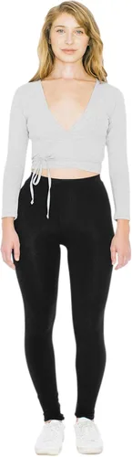 Vista 6 de American Apparel Camiseta de manga larga Julliard de algodón y elastano para mujer