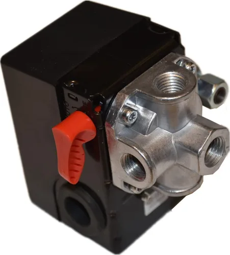 Vista 3 de XIAOWEI Z-AC-0746 / AC-0746 Interruptor de presión para cable Porter 135/110 PSI 4 puertos 24amp